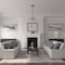 Ekena Millwork Devon Ceiling Medallion (Fits Canopies up to 3 5/8"), 15 3/4"OD x 1 1/2"P, Ultra Pure White Crackle CM15DEUWC - alternate 2